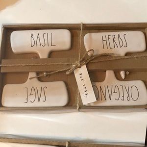 Rae Dunn herb markers